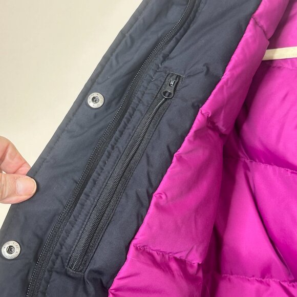 COLUMBIA Women's Black Puffer Down Jacket Detachable Faux-Fur Hood S - Picture 5 of 11